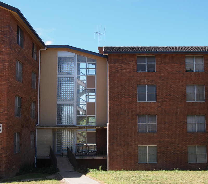 Sturat Flats entrance lobby in 2015