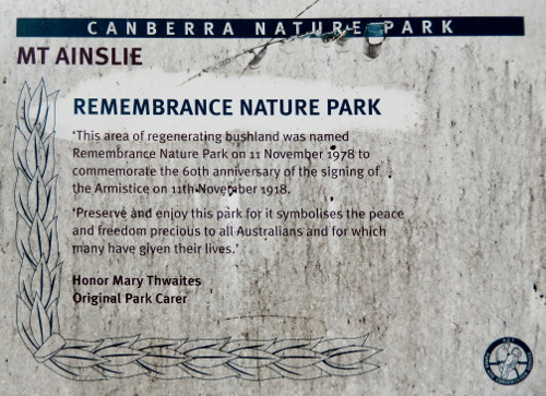 Park Sign