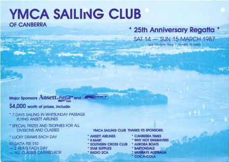 Handout for the 25th Anniversary Regatta