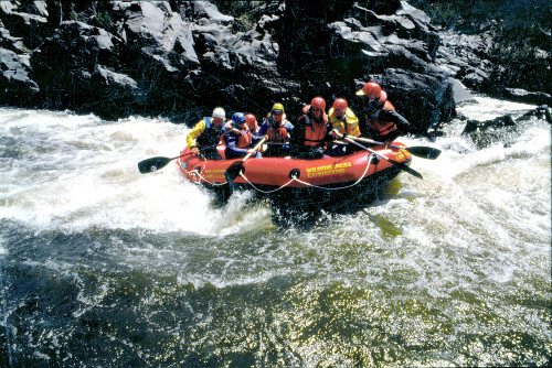White water rafting