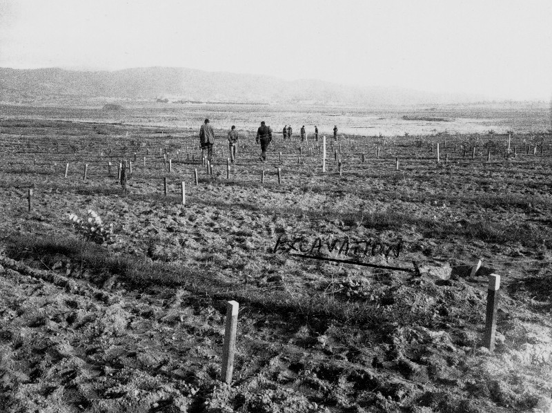Inspecting the clearing of the Tuggeranong Bomb Range on the 19th of June 1973
