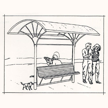 Sketch of NCDC alternative bus shelter