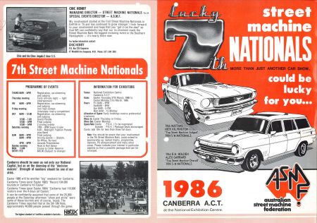 Summernats official brochure from 1987