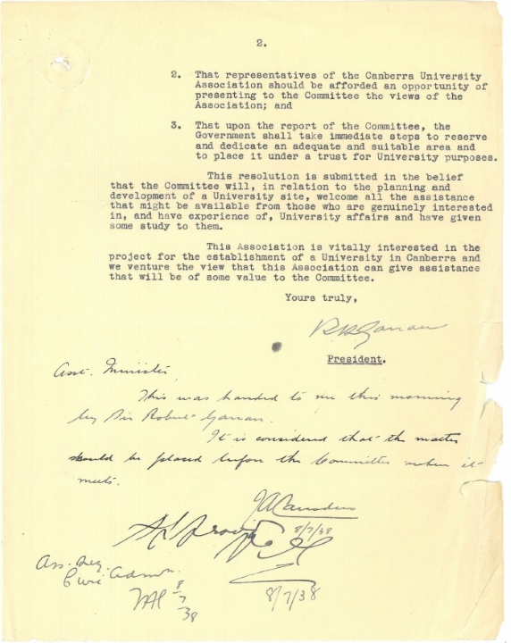 University letter requesting collaboration page 2 page 2