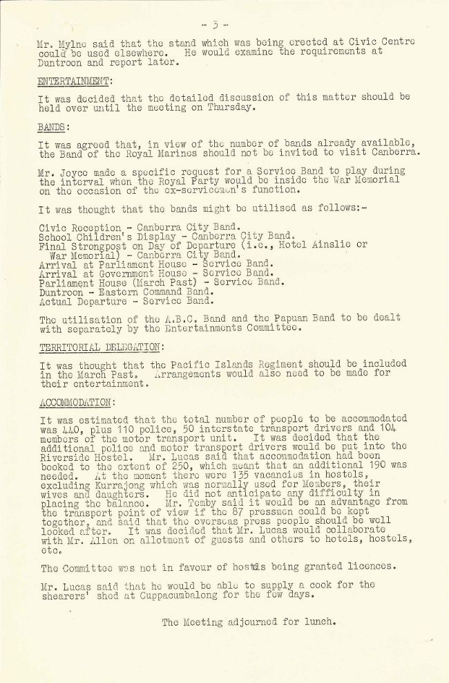 LF1081 - Dept of the Interior - Royal Visit 1952 - Now 1954 - 1952 Royal Visit p.3
