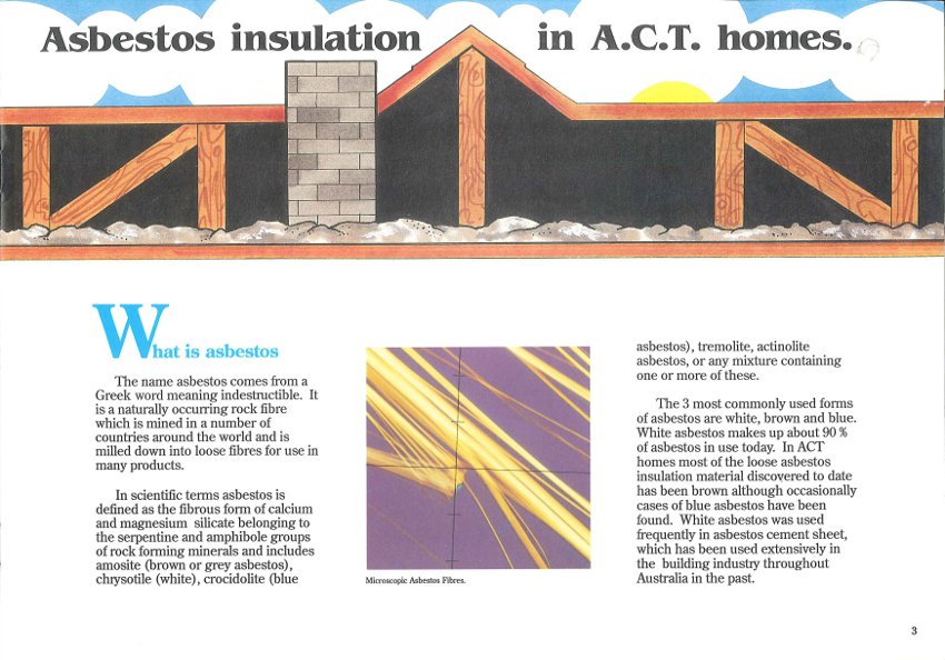 Asbestos Insulation in ACT Homes Page 3