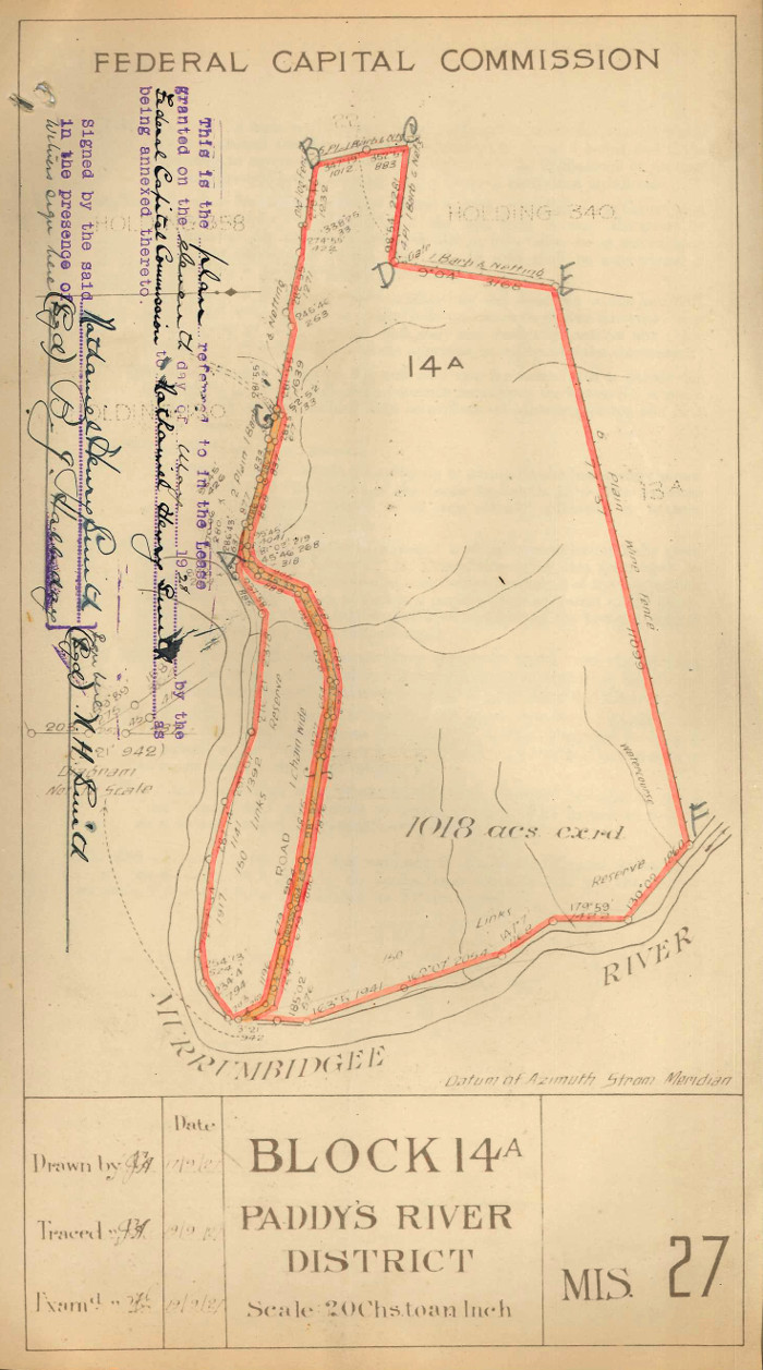 Plan of Paddys River Block 14A