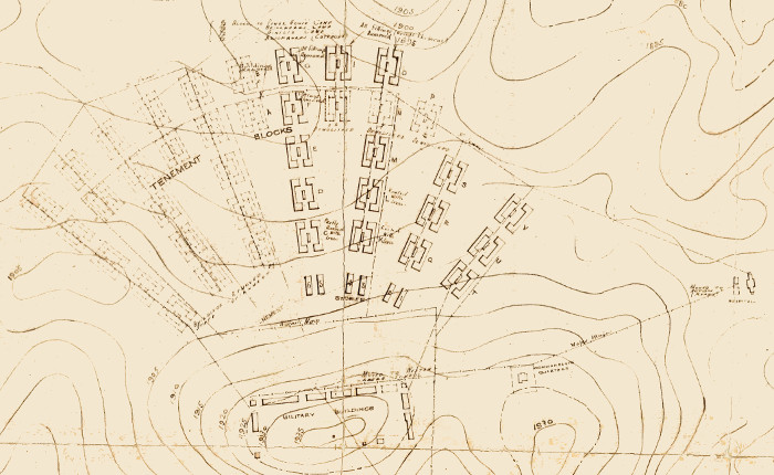 A map of the Monlonglo Internment Camp A map of the Monlonglo Internment Camp