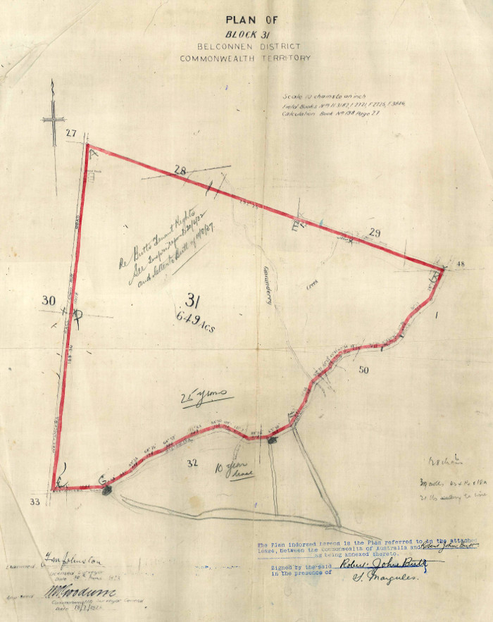 Map of Belconnen Block 31