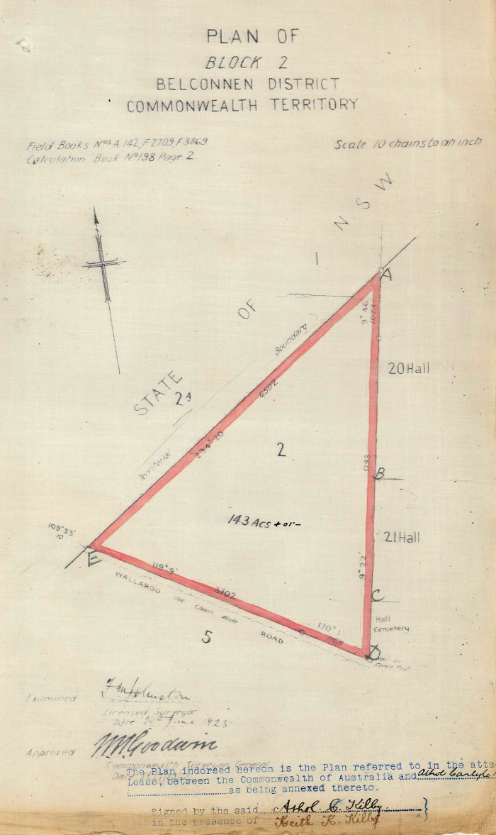 Plan of Belconnen Block 2