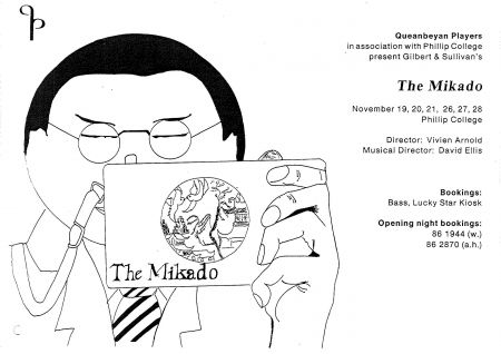 Queanbeyan Players present the Mikado flier