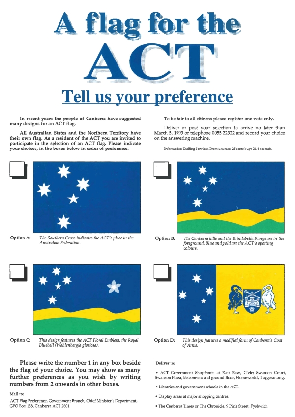 A copy of the survey paper. A flag for the ACT: Tell us your preference.