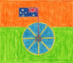 Flag design by Roy Johnston