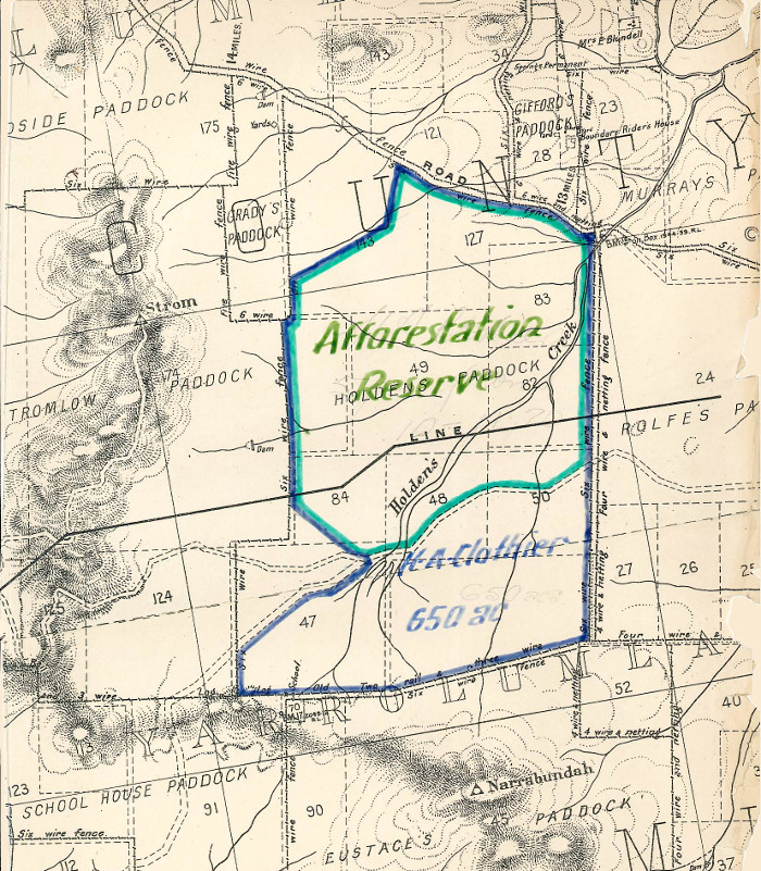 Plan of Stromlo Block 43
