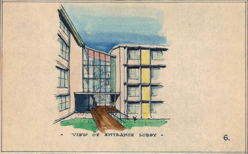 View of entrance lobby